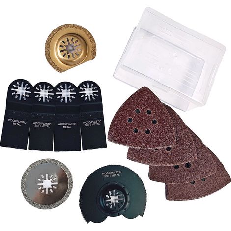 Wolf Oscillating Multi Tool Premium Accessory Kit, 27 Piece Set