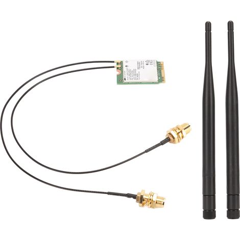 Carte réseau sans fil Gigabit tri-bande WiFi 6e génération 802.11ax (6 GHz, 5 GHz, 2,4 GHz) - Module M.2 NGFF (1/5)
