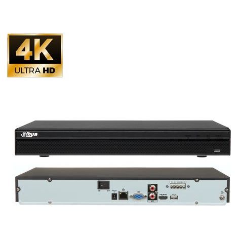 Dahua NVR 16 Canali 8MP Ultra-HD - NVR4216-4KS3 (4K) S