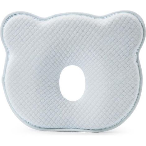 appuie-tte Pour Bb (bleu), Oreillers Pour Bb En Mousse Mmoire De Forme 3d Oreillers Pour Nouveau-n Oreillers Pour Bb Tte Plate Lits Pour Bb Pous (1/5)