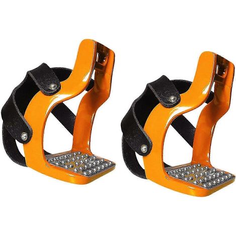 étriers d'équitation, étriers de selle, selle de protection professionnelle en aluminium pour l'équitation anglaise (1/5)