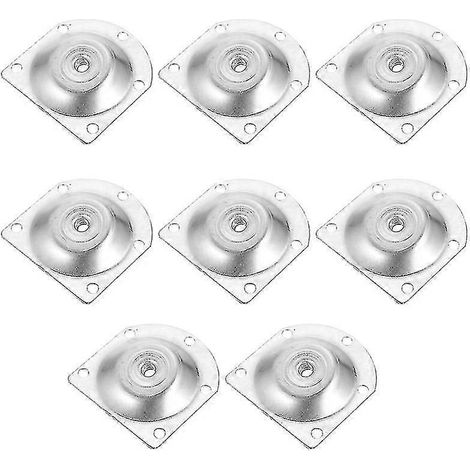 8 plaques de fixation pour pieds de meubles, plaques de connexion pour pieds de canapé inclinables à 12 degrés (1/5)