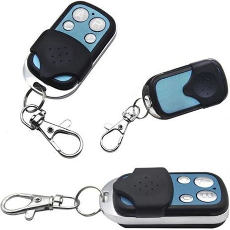 Telecomando universale per porta, avvisatore acustico antifurto a un pulsante, clone di telecomando universale per porta da garage 12V 433MHz, telecomando per porta da garage con allarme a 4 canali (4