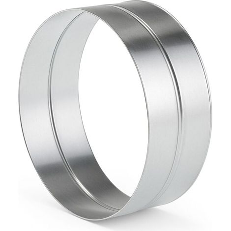 Verbindungsflansch 100 mm Metall Lüftungsflansch Rohrverbinder Lüftungssystem (1/5)