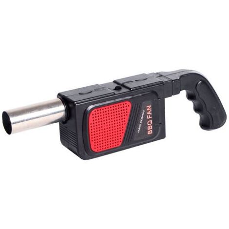 Souffleur électrique portable barbecue BBQ - Ventilateur manuel de poche pour feu BBQ, camping, pique-nique, cuisson en plein air - Outil pratique pour cuisinière (Sans batterie) (1/5)