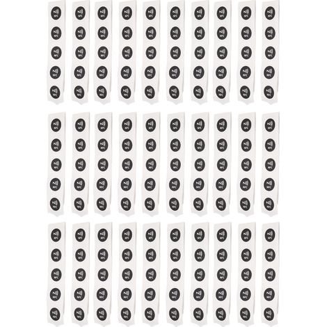 Wasserdichte PVC-NFC-Tags, 144 Byte, programmierbare Aufkleber für TagMo-Telefone, 30 Stück (1/5)