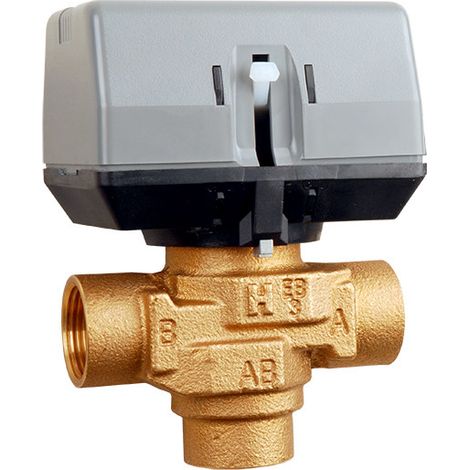 Válvula divisoria de 3 vías HONEYWELL (válvula VCZMH6000, actuador VC6013ZZ00 con cable) (1/4)