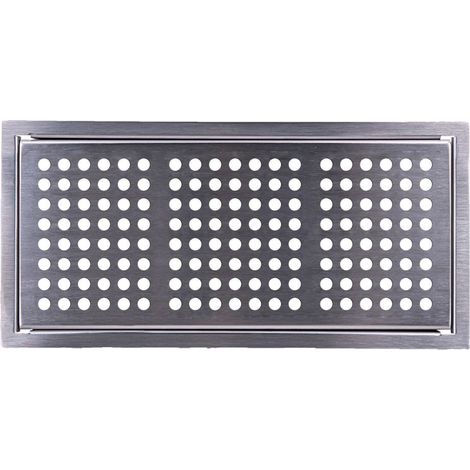 Pluggit Griglia di copertura in acciaio inox, design Circle, PL129