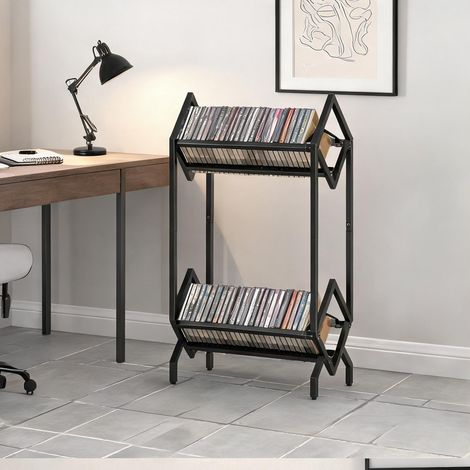 Meuble de rangement de bureau nero en metallo 45,2 x 25,4 x 80 cm (1/5)