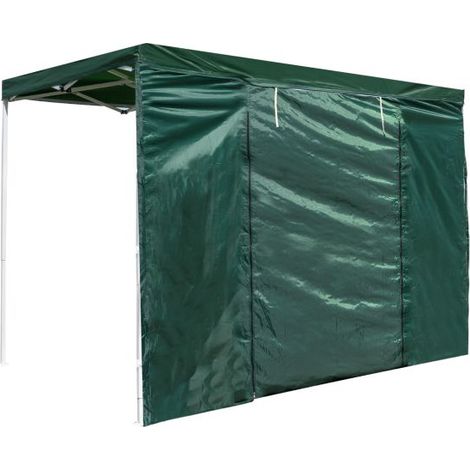 Laterales Individuales Carpas Plegables - Lateral con Puerta 3 Metros Eco - Verde (1/2)