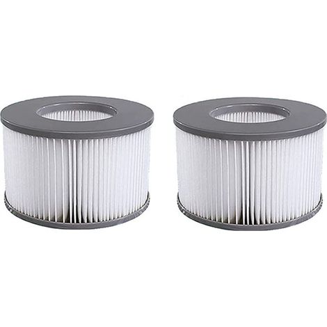 Filtre Durable Remplacement Outil Gonflable Piscine Spa Petit oire Jardin Partie Spas Universels nde Accessoires(2PCS Colle Blanche) (1/5)