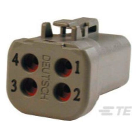 Boîtier femelle pour câble série DTP TE Connectivity DTP06-4S-E003 Nbr total de pôles 4 1 pc(s) (1/2)