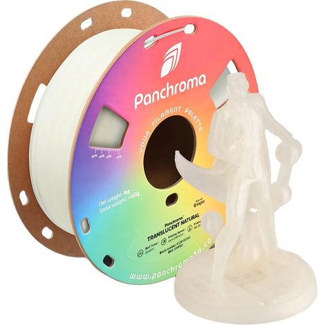 Filamento per stampa 3D Polymaker Panchroma PLA traslucido 1,75 mm 1 kg (1/3)