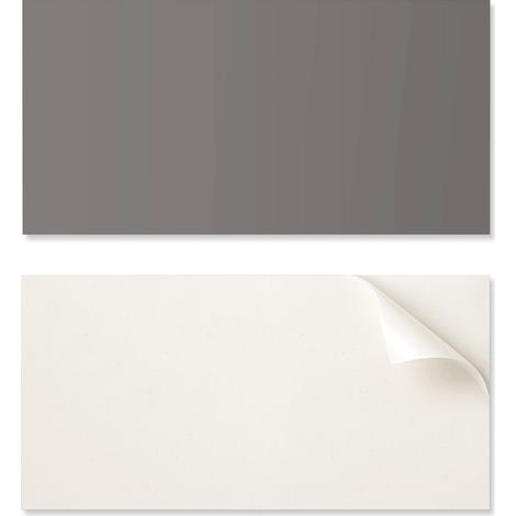 Panel de pared de vinilo para decoraci贸n de interiores modernos, 100x50 cm, color gris.