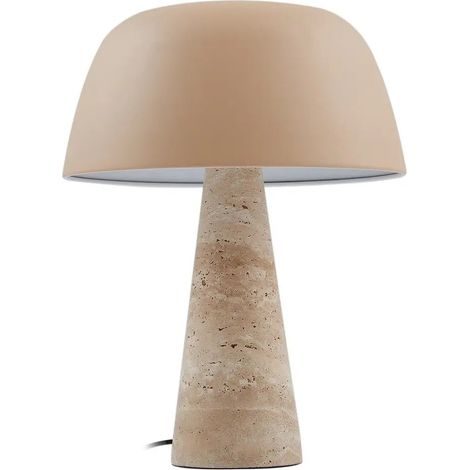 [GEBRAUCHT] B-Ware Lindby Tischleuchte Lampe Magritt Tischlampe Dekoleuchte Beige Metall Stein 4221 (1/2)