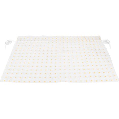 Voile de voiture dentelle détachable brodée de pétales, rideau décoratif auto Daisy (1/5)