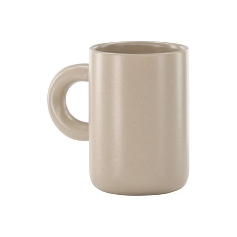 Active tasse en porcelaine osseuse beige.