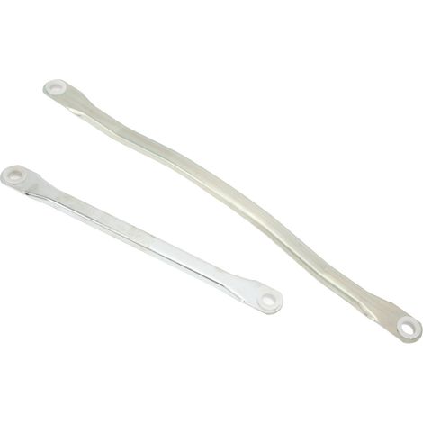Jeu de 2 bras d'essuie-glace avec tringlerie 28840AX60A, adaptable Nissan Micra K12 2003-2010, kit de réparation pare-brise, pièce de rechange robuste (1/5)
