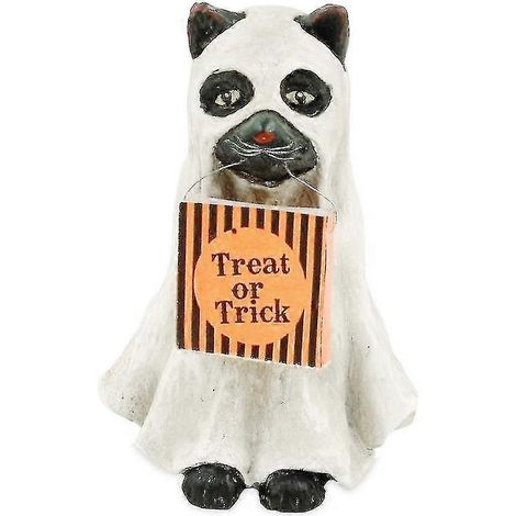 Halloween-Dekoration: Süßigkeitenschale, Hund, Elf, Kunstharz-Bastelarbeiten für die Weihnachtsdekoration (1/5)