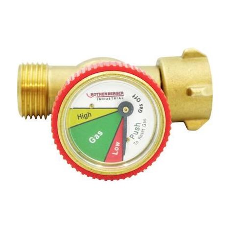 Rothenberger Gas OFF dispositivo di sicurezza gas giallo compatto
