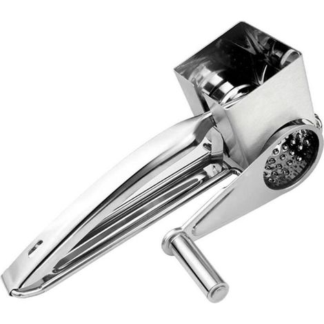 Einfache und robuste Edelstahltrommel (19,5 x 10 x 8 cm) für Links- und Rechtshänder – effizient und langlebig – KZQ