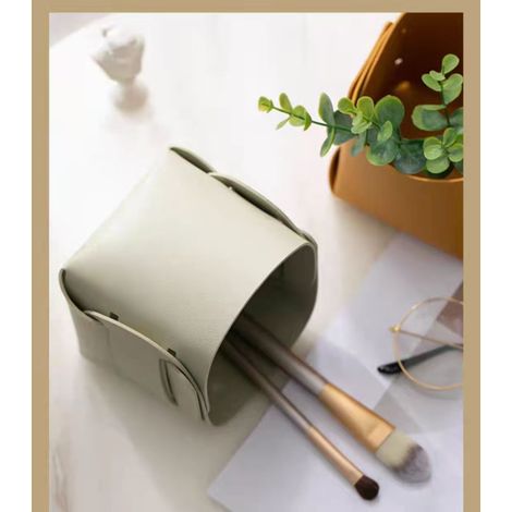 Boîte de rangement en cuir pour clés, organiseur de poche multifonction pour clés et petits objets (1/2)