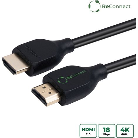 Cable HDMI de 3 m Microconnect ECO-MC-HDM19193 V2.0 Negro (1/5)