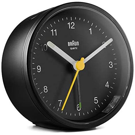 Braun BC12 B Despertador Analógico Negro Diseño Elegante (1/5)