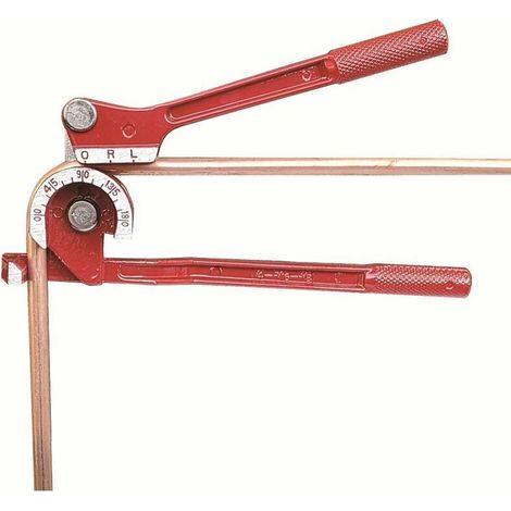 180 Degrés Cintreuse de Tuyauterie Manuelle 1/4"5/16" 3/8" Cintreuse de Tuyaux Professionnelle pour Tubes en cuivre,aluminium,Acier et Laiton(Métrique) (1/5)