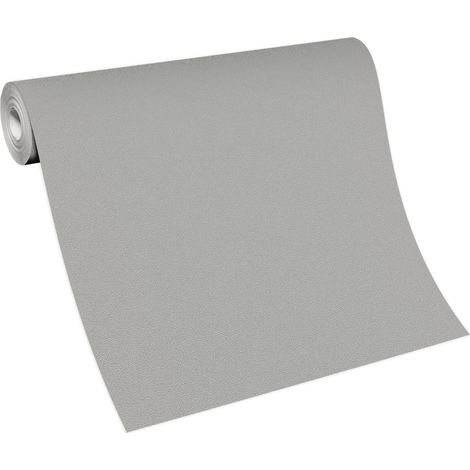 Papier peint uni gris chambre adulte | Tapisserie surface vinyle grise salon | Papier peint pailleté intissé salon & couloir (1/5)