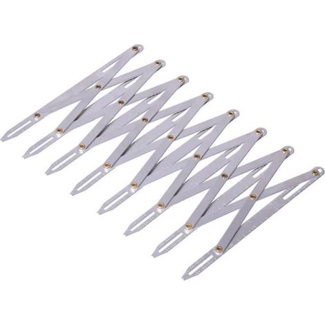 jauge de couture extensible en aluminium Jauge de Couture Extensible Boutonnière Entretoise Jauge de Couture en mercerie kit (1/4)