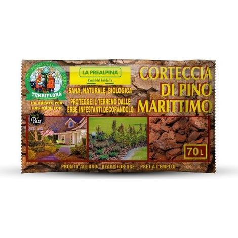 corteccia di pino marittimo euroterriflora 70 litri (1/5)