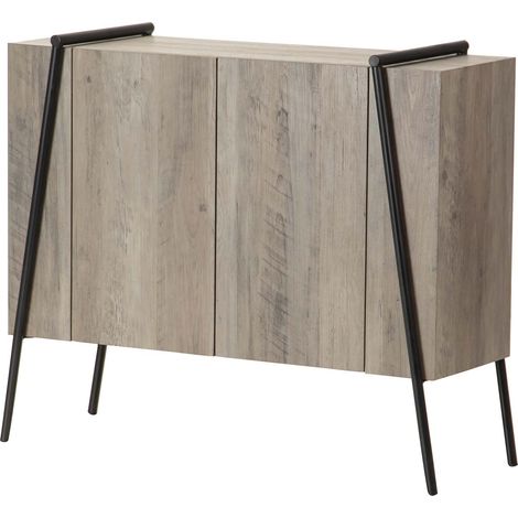 Sideboard MDF Metall Vinyl K/D 90X34X78 Cm (1/5)