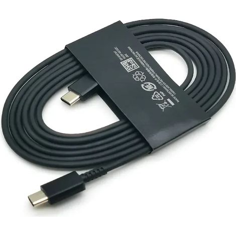 Chargeur Samsung 25 W à charge ultra rapide avec câble USB-C de 1,8 m pour Galaxy S20, S21, S22, S23, S24, Ultra, Z, Flip, Fold, 6, 5, 4, 3 et 2 (1/5)