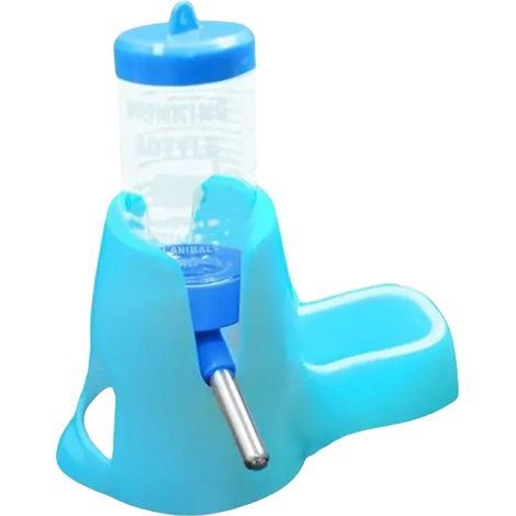 Distributeur d'eau automatique pour hamsters et autres petits animaux, avec un récipient contenant 80 ml de nourriture. (1/5)