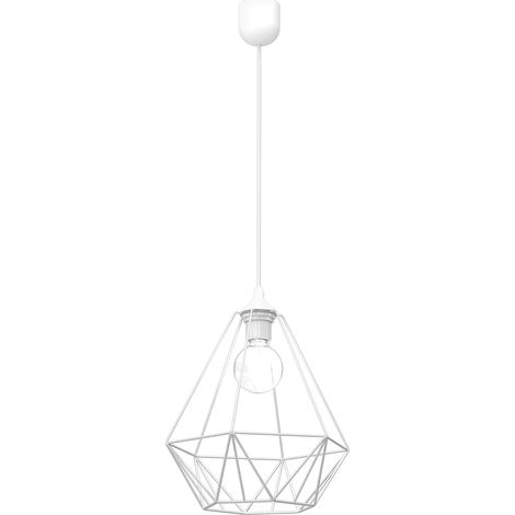 Lampada a sospensione BASKET WHITE 1xE27 (1/5)