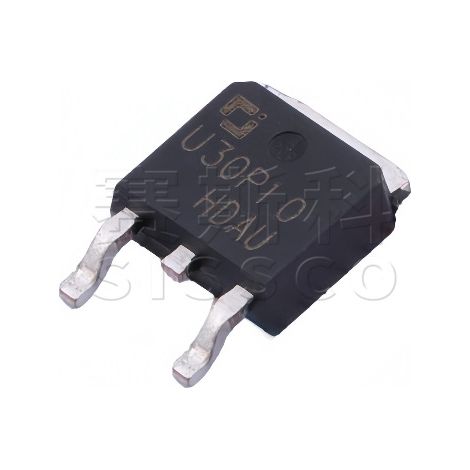 CJ Changdian/Changjing CJU30P10 TO-252-2L -30A MOSFET P-Channel SMD Field-Effect Transistor Electronic Component Chip Electronic Components, 5 pieces each.