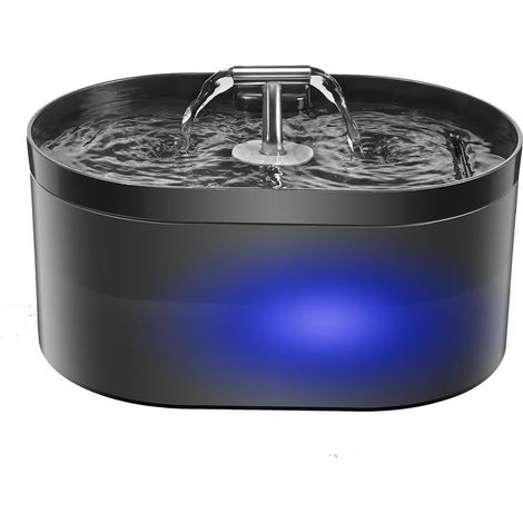 Fontaine à Eau Automatique pour Chat - 2,2L - Fontaine à Eau pour Chat - Distributeur Eau Chat - Fontaine Eau Chat - Super Silencieuse, Chiens, Plusieurs Animaux de Compagnie (1/5)