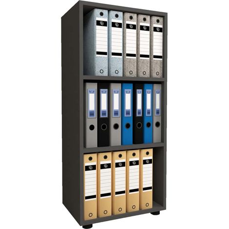 Holz Büro Regal Aktenregal Ulas 3f (1/4)