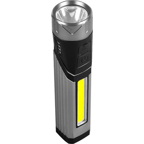 Petites lampes de poche – Lampe de poche LED magnétique pliable à 90 degrés, lampe de poche pour marche de nuit pour femmes hommes marche de nuit, camping, randonnée, voyage