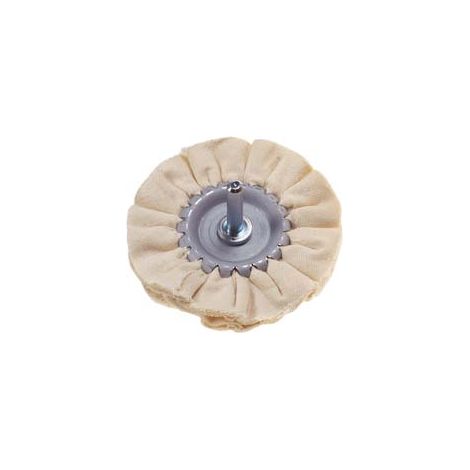 RUOTE IN TESSUTO PER LUCIDARE CON CODOLO- - ø mm.80 codolo mm.6  PG 339.30 - 2 blister PG