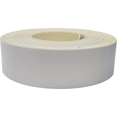 1x Bande de Chant Thermocollant 21mm x 5m Epaisseur 0,50mm Mélaminé Facile à Appliquer Bricolage Étagère Meuble Panneau Bois Durable, Blanc Arctique (1/3)