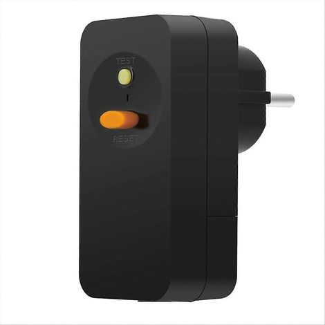 Disjoncteur FI prises de courant étanche, protection personnelle différentielle 30mA, fiche remplacement UE, disjoncteur de sécurité pour camping-car, caravane et bateau, étanche IP44, 16A (1/5)