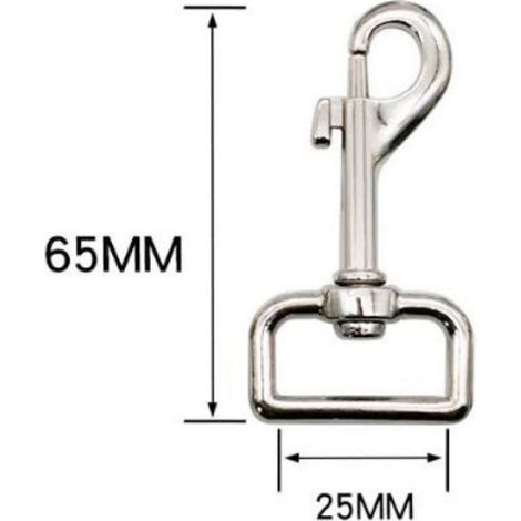 8pcs Boulon du crochet mousqueton à œil pivotant - Rotation 360 degrés Déclencheur rapide - Animal domestique et sac à dos (1/5)