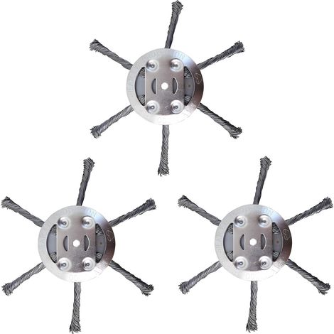 Tête De Tondeuse À Fil - Tête De Remplacement Pour Débroussailleuse Électrique Ou À Batterie - Fils En Acier - 15 Cm - 1 Pièce (1/5)