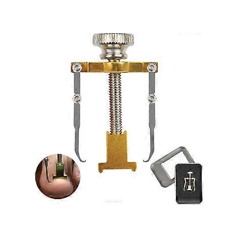 Professionelles Set zur Korrektur eingewachsener Nägel, robustes Nagelgerät für die mobile Nagelpflege, schmerzfreie Nagelkorrektur mit hochwertigem Zink-Aluminium