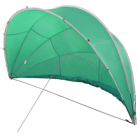 vidaXL Pool Dome Folding Manual Blue 500 x 500 x 236 cm