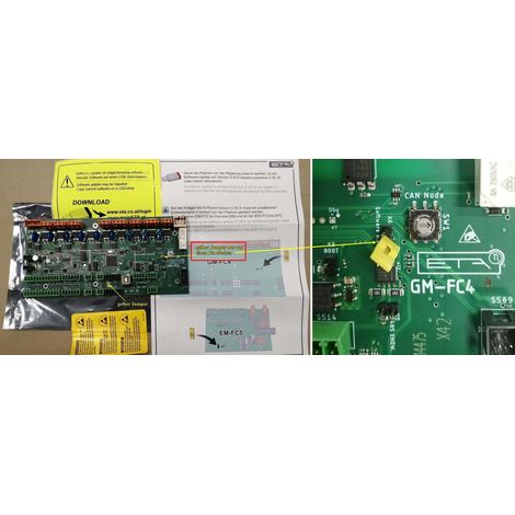 ETA Grundmodul GM-C Touch f. Austausch Steuerplatine - 001-5420-04-E