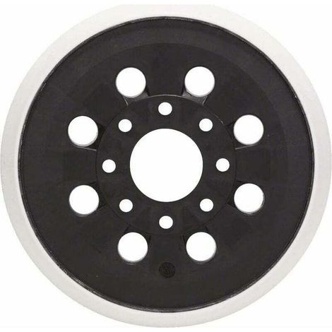 Set of 2 sander pads 125 mm - 8 holes for dust extraction - Compatible Bosch GEX 125-1 AE, PEX 220 A, PEX 220 AE (1/3)