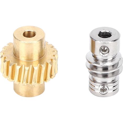 Roue dentée à vis sans fin 20:1, arbre en bronze, pièces de robot industriel haute torsion, remplace les modèles 4:1. (1/5)